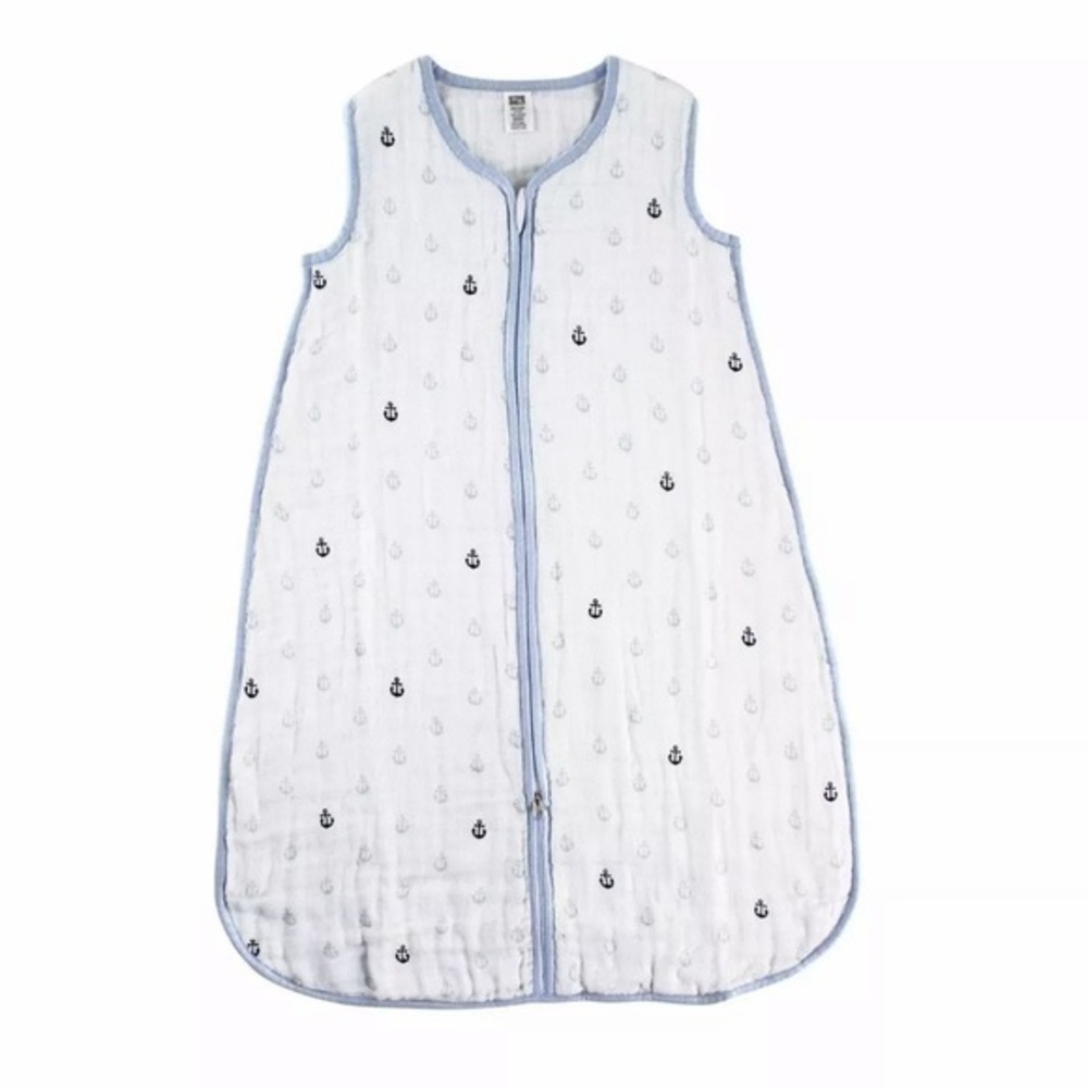 NWT. Hudson Baby Muslin Wearable Safe Sleeping Bag Blanket